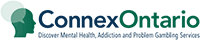  ConnexOntario logo, funded drug and alcohol rehab.