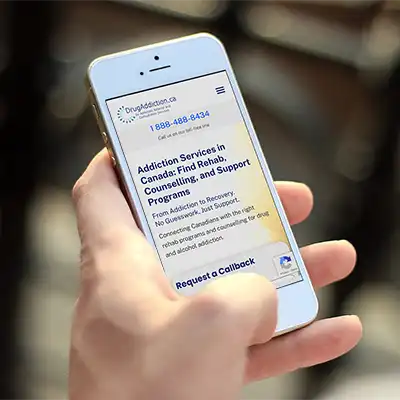  Cellphone with website.