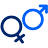 male and female sign