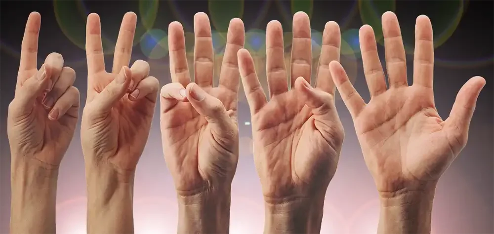 Hand counting five ways to stay in control